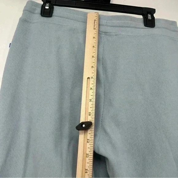 Marc New York Ribbed Joggers L Serenity Blue Lounge Pants NWT Flaw - Picture 9 of 12